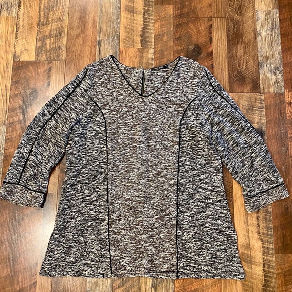 NIC+ZOE Tweed Tunic Sweater - Picture 2 of 8